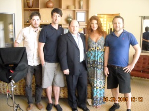the gang with Jason Alexander